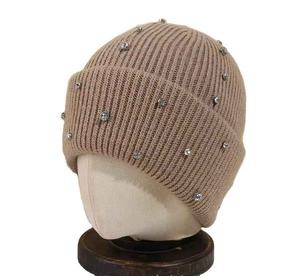 Gorro de Punto Personalizado con Pedrería, Gorros Cálidos de Invierno para Hombre y Mujer, Gorro de Punto Unisex con Logotipo Personalizado - Product Image 2
