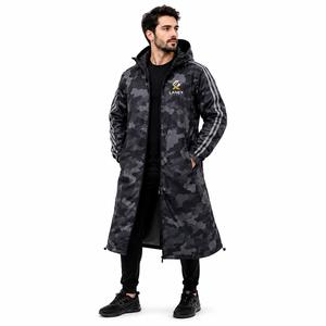 Veste de pluie longue à capuche imperméable camouflage personnalisée, coupe-vent, respirante, légère, pour la randonnée, la pêche, le travail - Product Image 2