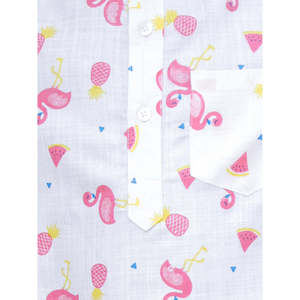 Kurtis Étnicos para Niños Famigo, Blancos y Amarillos, de Manga Larga, Estilo Pakistaní, con Estampado Digital, de Poliéster Elástico, Kurta Dhoti Cosida - Product Image 4