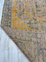 Tapis turc tissé à la main en laine/soie, motifs géométriques modernes et imprimés animaliers, écologique, adapté aux animaux domestiques, antidérapant