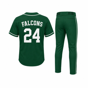 Ensemble d'uniformes de baseball professionnels avec nom, numéro et logo personnalisés, maillot de baseball léger et à séchage rapide pour joueurs et clubs - Product Image 3