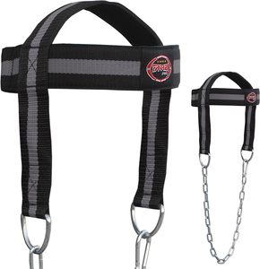 FARABI SPORTS Harnais de musculation robuste avec logo personnalisé, sangle de cou en nylon et néoprène, sangle de chaîne pour entraînement de force - Product Image 3