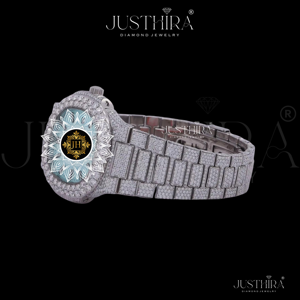 Reloj de Lujo para Hombre con Movimiento Japonés, Caja Cuadrada, Resistente al Agua, con Diamantes Moissanite, Construcción Duradera, en Oferta - Product Image 2