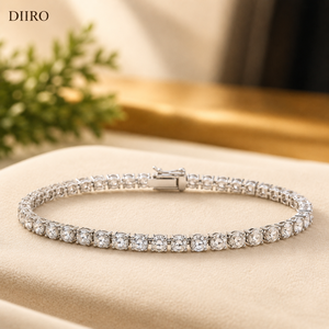 Moissanite Mix Diamond Wedding Gift Tennis <b>Bracelets</b> 925 Sterling <b>Silver</b> Custom Diamond Jewelry for Her - Product Image 4