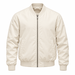 Chaqueta Bomber con Cuello Alto de Nuevo Diseño para Hombre, Servicio OEM, Chaqueta Bomber Personalizada de Alta Calidad, Chaqueta de Invierno al por Mayor - Product Image 5