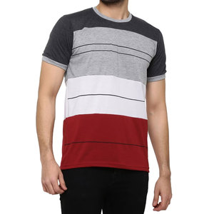T-shirt streetwear pour homme sur mesure OEM |   Design de bordure latérale unique |   Tissu doux de qualité supérieure |   Ventes en gros de tops à bas prix en vrac - Product Image 2