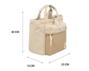 Water Resistant Nylon 2 Way Tote Bag Drawstring Crossbody Shoulder Bag <b>Square</b> Utility Casual Daily Handbag - Product Image 4