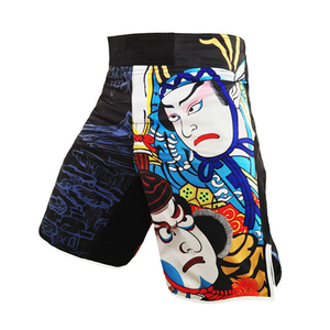 Custom Graphic Print Full Dye Sublimated MMA Fight Wear Shorts Discount Price Gym Training Outfit Kick Boxing Grappling Trunks - Product Image 1