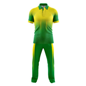Uniforme de Cricket de la Mejor Calidad, Diseño Personalizado OEM para Adultos, Conjunto Deportivo con Estampado de Manga Corta - Product Image 1