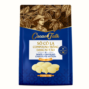 Chocolate Compuesto Blanco en Botones, Envío Directo del Fabricante, Cacao 1KG 10KG, Venta al por Mayor, para Panadería, Galletas, Buen Precio, HALAL - Product Image 1