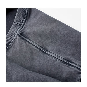 Camiseta Oversize Vintage con Lavado Ácido y Hombros Caídos para Hombre, Diseño de Logotipo Personalizado, Estilo Hip Hop, Peso Pesado, Venta al por Mayor en Línea 2025 - Product Image 6