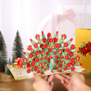 Biglietto pop-up Pavone - piuma di pavone Biglietto di auguri e
