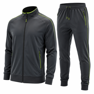 Custom <b>Mens</b> Tech Fleece Tracksuit Set Zip Up Hoodie and Jogger <b>Pants</b> Slim Fit Casual Sportswear 2 Piece Sweatsuit <b>Gym</b> Wear - Product Image 5