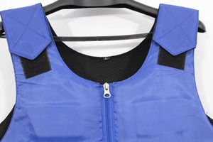 Gilet de protection équestre bleu personnalisé pour l'équitation, en mousse EVA, réglable avec Velcro, pour le cross-country, OEM - Product Image 2
