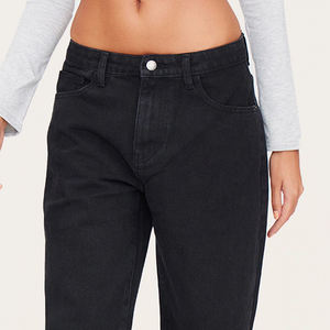 Pantalon en jean d'hiver pour femme, livraison directe d'usine, prix raisonnable, style devant plat, meilleur matériau - Product Image 3