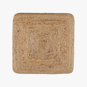 Pouf carré en jute tissé à la main 2026 pour la décoration de la maison, des complexes hôteliers, des hôtels et des patios - Product Image 2