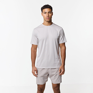 Conjunto de Dos Piezas de Camiseta Polo de Manga Corta para Hombre, Estilo Casual de Verano, con Cuello Henry, Transpirable y Tejido - Product Image 6