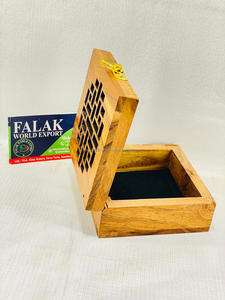 Boîte à bijoux en bois avec logo personnalisé gravé, boîte de rangement pour montres, occasions spéciales, Noël, Thanksgiving, Saint-Valentin, Falak World - Product Image 5