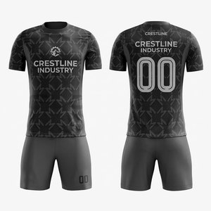 Ensemble d'uniformes de football personnalisés, maillot et short de football par sublimation, kit d'entraînement OEM - Product Image 2