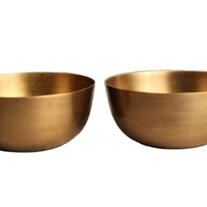 Tazón Multifuncional de Metal para Servir, Tazón de Acero Inoxidable para Alimentos, Vajilla Elegante para Mesa, Plato para Servir Ensaladas y Frutas para el Hogar - Product Image 1