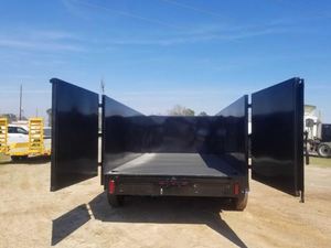 Nouveau 2026 7X14 Down 2 Earth Trailers Remorque benne basse profil 7×14 à côtés hauts de 48 pouces et rampes disponibles à prix bas - Product Image 6