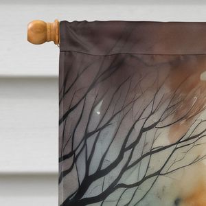 Gran espeluznante CASA DE Halloween bandera vampiros porche manga poste decorativo patio Banner ilustraciones Multicolor poliéster colgante de pared - Product Image 3