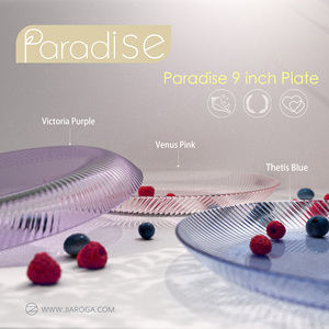 Juego de Vajilla PGT French Retro Wave Ripple - 5 Piezas Ecológicas y Elegantes - Platos y Tazones para Cena - Venus Loose Pow (Hecho en Taiwán) - Product Image 4