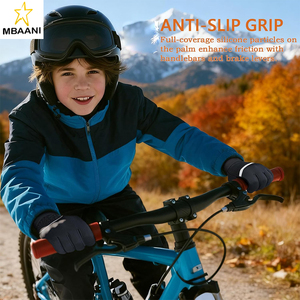 Gants d'hiver chauds pour enfants - Gants antidérapants pour temps froid avec fonction tactile pour la randonnée en plein air, la course à pied, le vélo, le cyclisme - Product Image 4
