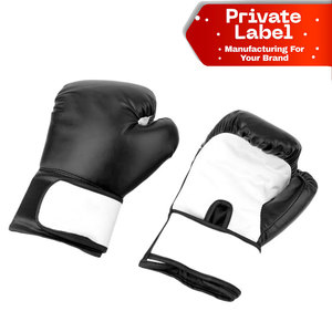 Multiple Sizes (10oz-16oz) Faux Leather Professional Adult Boxing Gloves Sanda Hand Grips Men Women Durable Adjustable Strap - Product Image 1