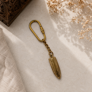 SHUBHAM Handmade Solid Brass Boat Keychain Vintage Mini Canoe <b>Key</b> <b>Ring</b> Decorative <b>Bag</b> Charm Gift - Product Image 3