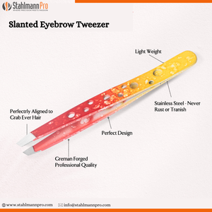 Pinzas para Cejas de Punta Inclinada de Acero Inoxidable Personalizadas de Alta Calidad, Venta Caliente 2026, Precio al por Mayor, Marca Privada - Product Image 4