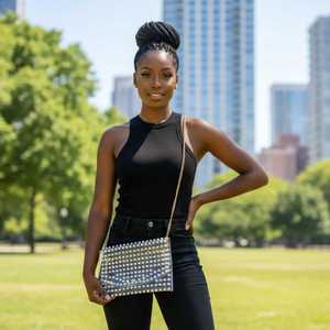 กระเป๋าคลัทช์ไข่มุกสำหรับผู้หญิง กระเป๋าสะพายข้างสำหรับงานเลี้ยงตอนเย็น สายโซ่หรูหรา แฟชั่นทันสมัย รับผลิตตามสั่ง ขายส่ง - Product Image 3