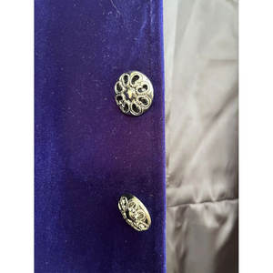 Top Hot Sell Goth Steampunk Victorian Frock Halloween Blue Velvet Long <b>Jacket</b> Coat 2026 - Product Image 4