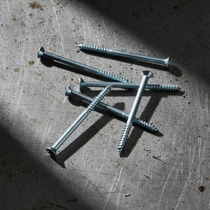 Tornillos para madera de cabeza avellanada plana con rosca gruesa métrica/pulgada, óxido negro, CLASE 4, al por mayor - Marca PDC, fabricado en Vietnam, Global Hardware - Product Image 1