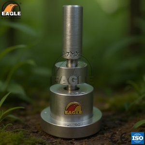 Componente de Joyería: Tapas Cilíndricas de Acero Inoxidable de 5mm con Diseño de Resorte, Bañadas en Oro de 10K - Product Image 3