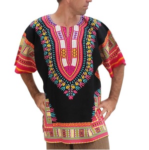 Breathable Oversized Embroidery Made Fancy Women <b>African</b> Dashiki T-<b>Shirts</b> Blouse Dress Modest Long Side Pockets Dashiki t <b>Shirts</b> - Product Image 4