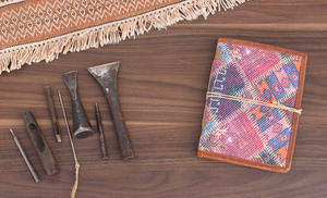 Carnet de notes en gros personnalisé en coton Kelim – Promotion Agendas, Planners, Journaux pour bébés et cadeaux - Product Image 2