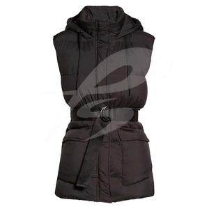 Custom PIHA SPORTS Women's Winter Puffer Vest <b>Jacket</b> Waterproof Windproof Eco-Friendly <b>Lightweight</b> Outerwear Pockets Casual - Product Image 1