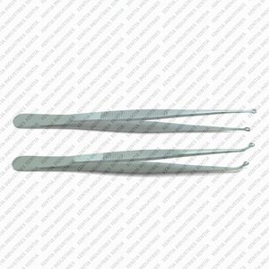 Pinces à pansements dentaires Meriam 16 cm droites et angulaires, pinces à coton College, pinces chirurgicales en acier inoxydable, instruments dentaires - Product Image 3