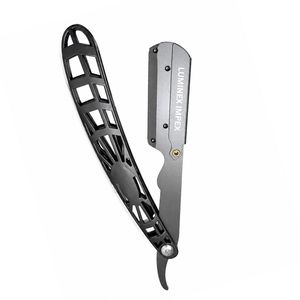 Luminex Impex Handmade Stainless Steel Damascus Pattern Wood Handle Straight Razor Folding Barber Shaving Razor Custom Logo OEM - Product Image 5