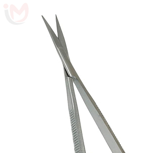 Micro-ciseaux de 4,5 pouces en acier inoxydable, outil de coupe de précision professionnel pour la beauté et la coiffure - Product Image 2
