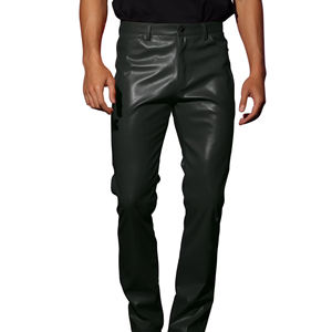 Pantalones de Cuero para Hombre, Diseño Personalizado de Alta Calidad, a la Moda, Más Vendidos, Elegantes, Ligeros, Impermeables y Transpirables - Product Image 1