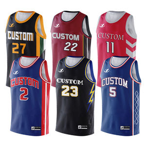 Uniforme de Baloncesto Personalizado en Rojo, Negro, Azul y Blanco, Modelo 2026, Sublimación Completa, Equipación Deportiva Profesional - Product Image 2
