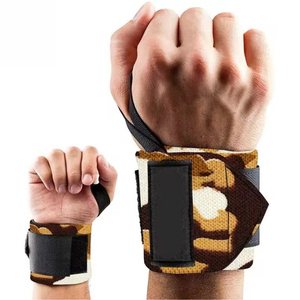 สายรัดข้อมือยกน้ำหนักแบบหนาพิเศษ ป้องกันการลื่น สำหรับออกกำลังกาย ช่วยพยุงข้อมือ ป้องกันการบาดเจ็บ - Product Image 5