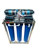 Purificateurs d'eau RO Premium Skid 15 25 35 LPH Système RO avec capuchon de cuve sans joint MS 100 % PP vierge, étanche, jusqu'à 15 kg SSSTAND