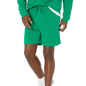 Shorts de sport pour hommes en coton et polyester, modèles personnalisés, taille élastique, couleur unie - Product Image 3