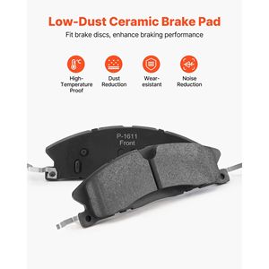 Kit de Reparación de Frenos Delanteros y Traseros de Alta Resistencia para Ford Explorer (Limited Sport XLT) 2013-2015 y Ford Explorer (Limited) 2018 - Product Image 4