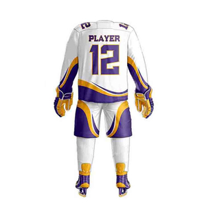 2026 Custom Jerseys Sublimated Team Uniform Set 2025 Embroidered Sports Wear for Ice Hockey OEM Service - Product Image 2
