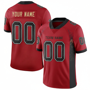 Camiseta de Fútbol Americano de Manga Corta, Uniforme de Juego, Talla XL Plus, Transferencia Térmica, Precio Económico, Precio al por Mayor - Product Image 3