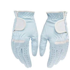 Gants de golf classiques en cuir Cabretta avec design en maille respirante, antidérapants, pour le golf et les sports - Product Image 2